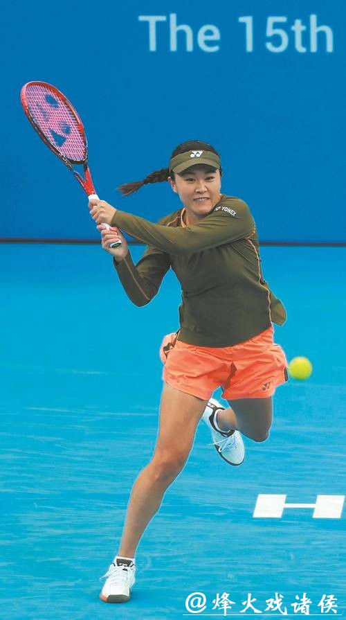 安徽队朱琳获得十五运会网球女单冠军 安徽队朱琳获得十五运会网球女单冠军